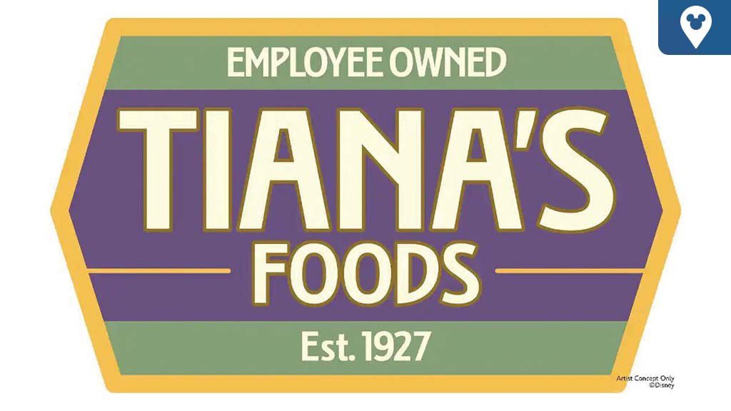 Logo of Tiana's Foods, established in 1927, highlighting "Employee Owned" in bold, colorful text within a hexagonal design.