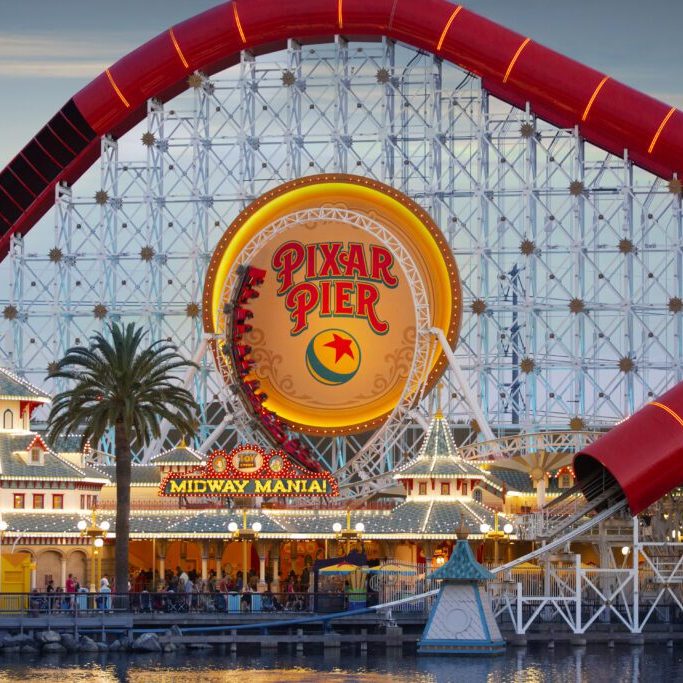 Disney Copyright Image Paradise Pier at Disney California Adventure Park